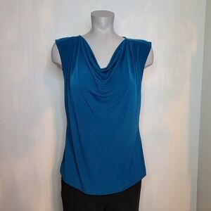 Calvin Klein Teal Sleeveless Blouse